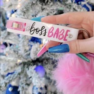 ❤️‍🔥PRETTY BOSS BABE CARD GRABBER KEY CHAIN❤️‍🔥